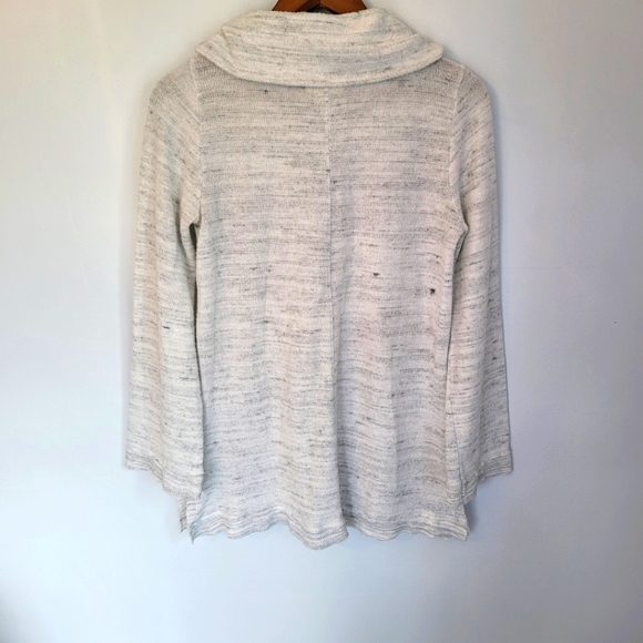 Maeve by Anthropologie | Cowl Neck Gray Gauzey Sweater - Picture 3 of 7